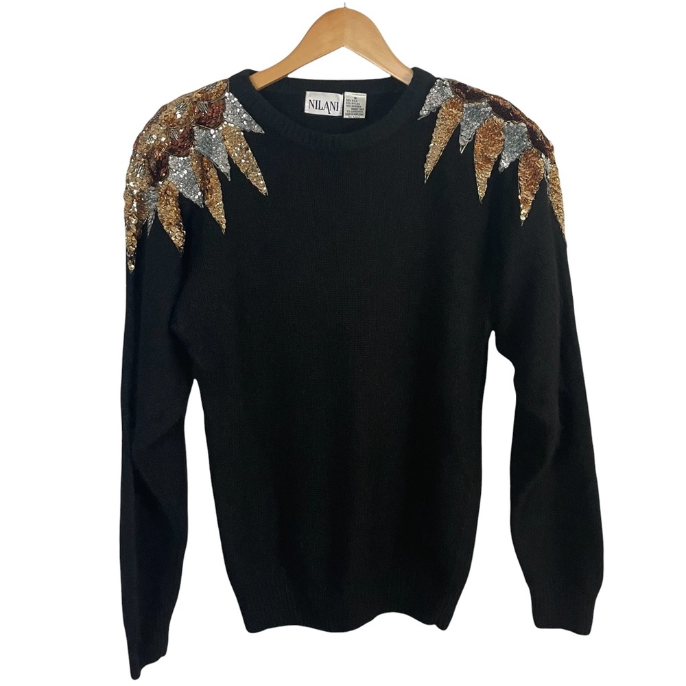 Vintage Nilani Silk and Rabbit Hair Sweater